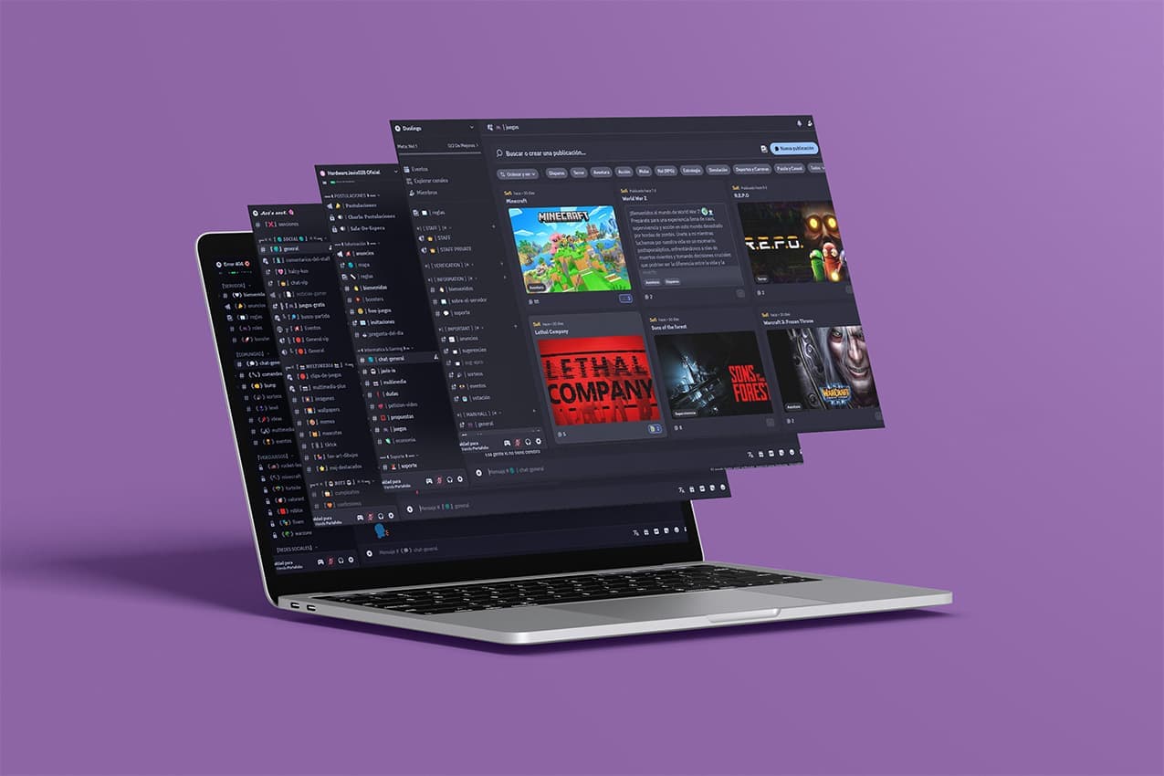 Panel de control del servidor