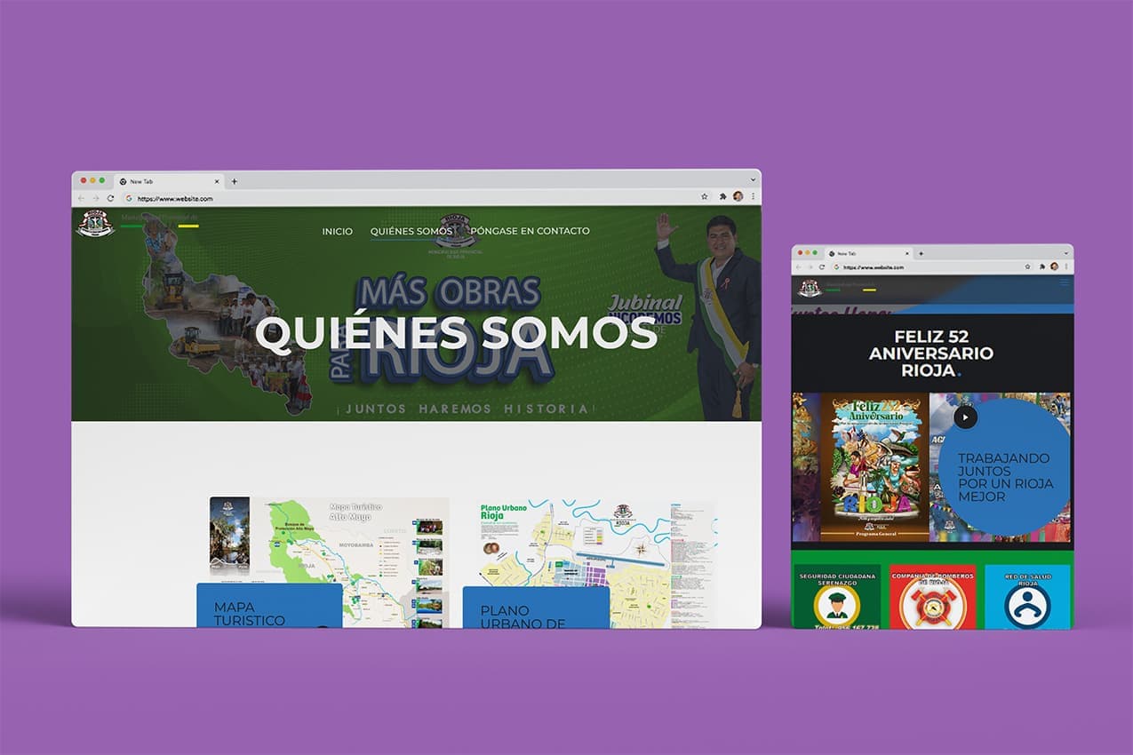 Página principal Municipalidad